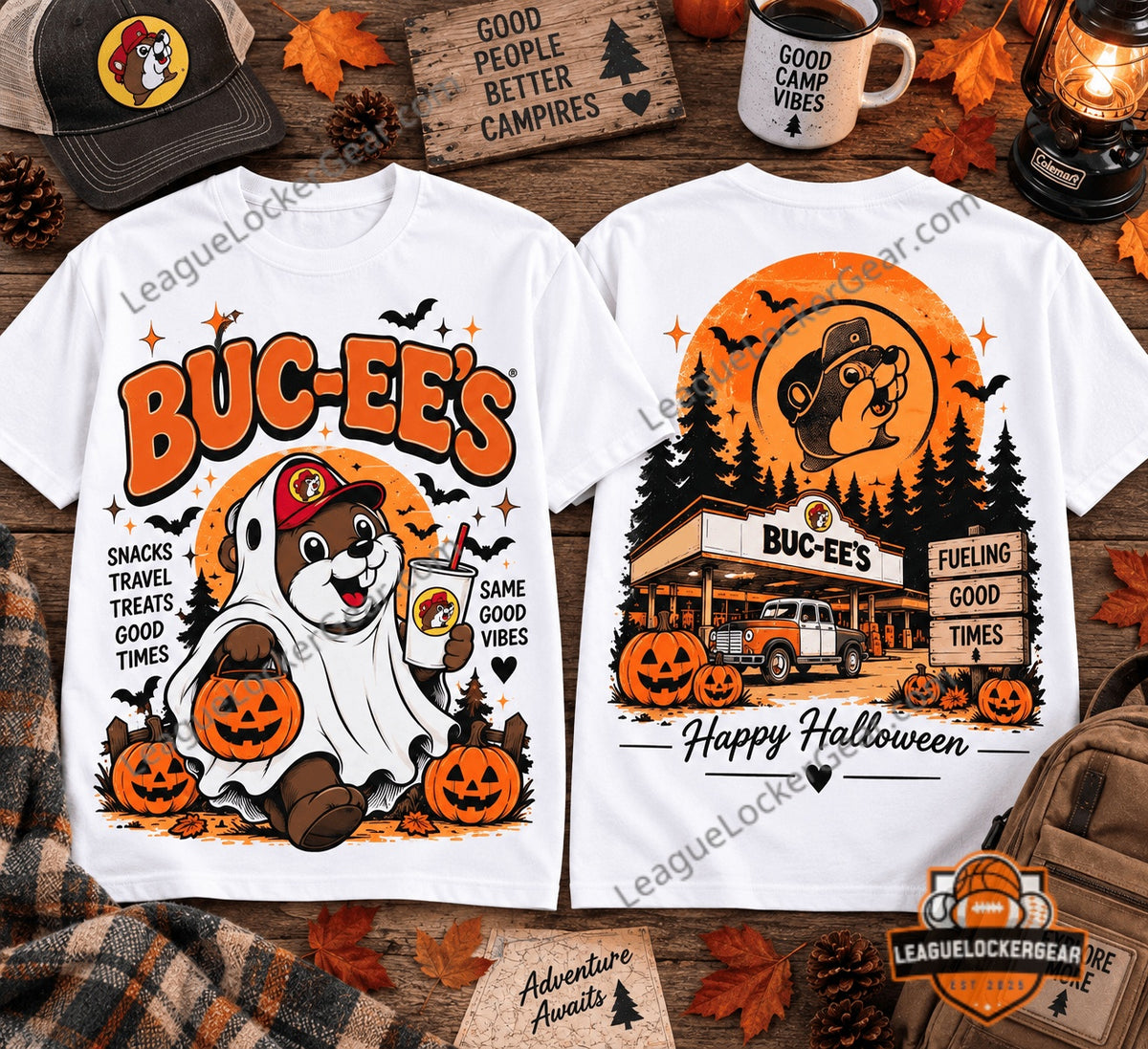 Buc-ee's Halloween Spooky Road Trip 3D T-Shirt