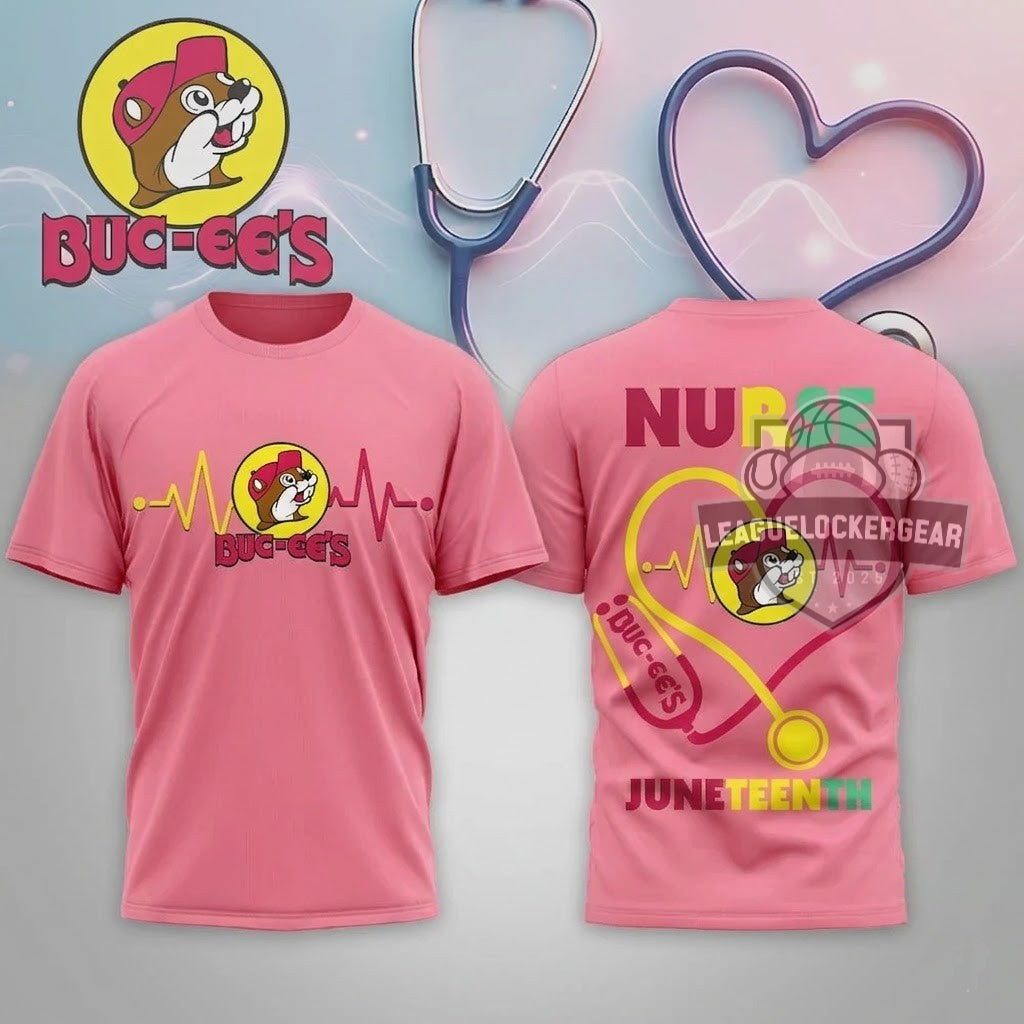 Buc-ee's Nurse Juneteenth T-Shirt - LeagueLockerGear