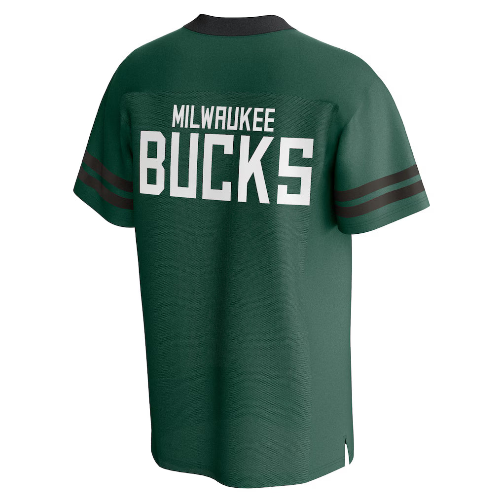 Milwaukee Bucks Short-Sleeve Fashion Jersey - Fear The Deer - LeagueLockerGear