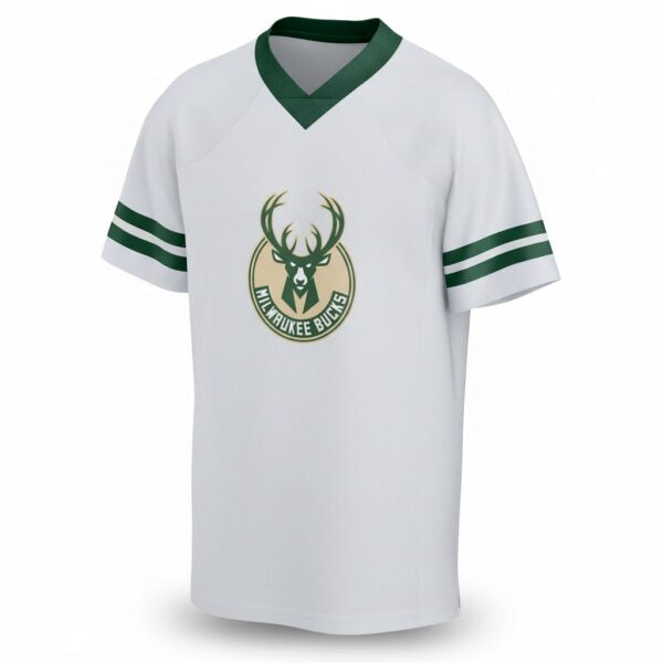Milwaukee Bucks Short-Sleeve Fashion Jersey - Fear The Deer - LeagueLockerGear