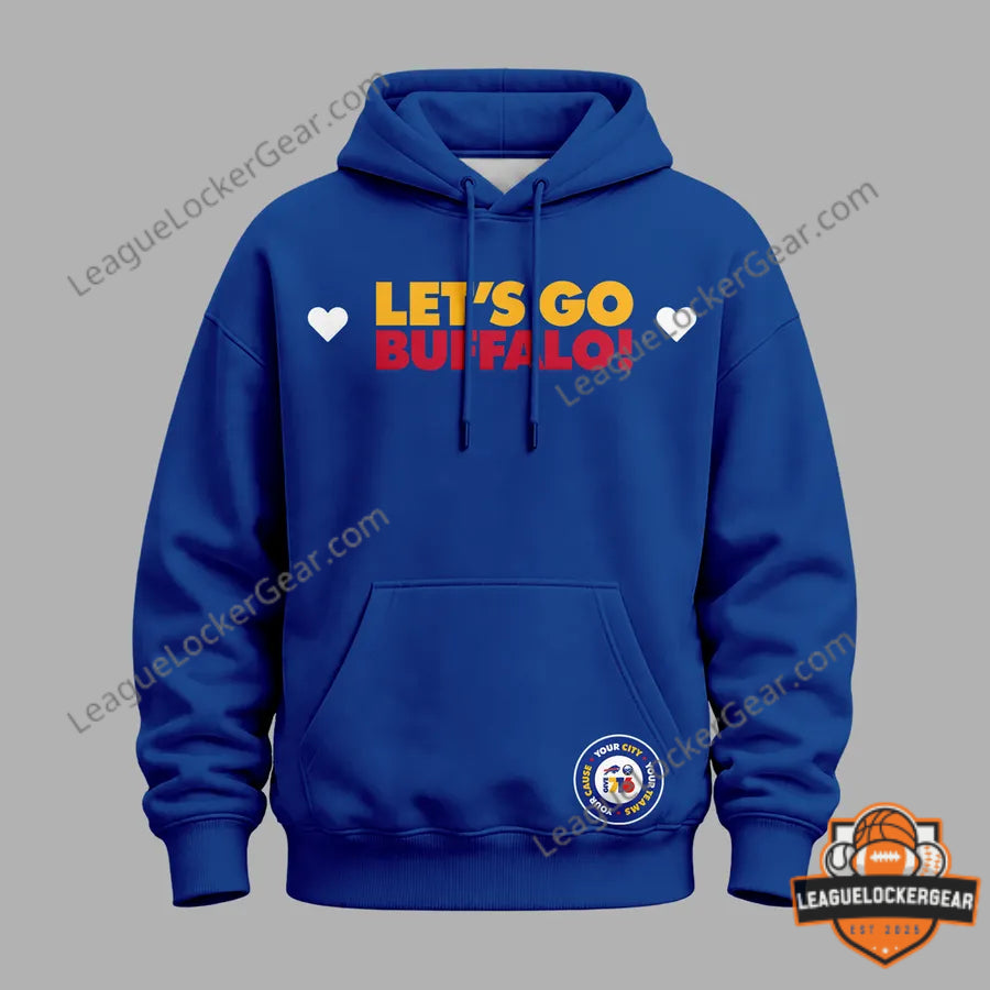 Buffalo Bills and Buffalo Sabres "Your City Your Teams Your Cause" Hoodie - LeagueLockerGear