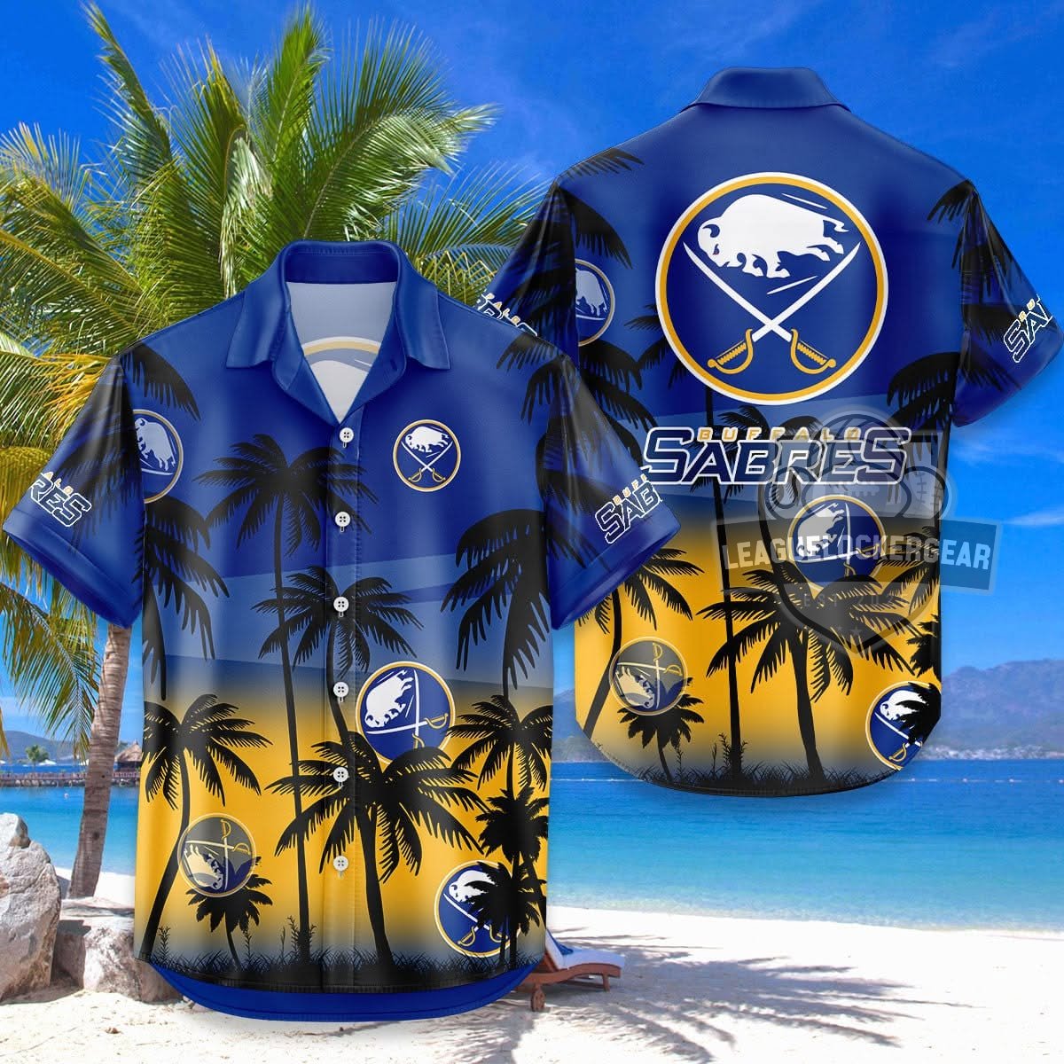 Buffalo Sabres Hawaiian Shirt - LeagueLockerGear