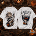 Busch Beer Halloween Backwoods Brews Midnight Boos T-Shirt