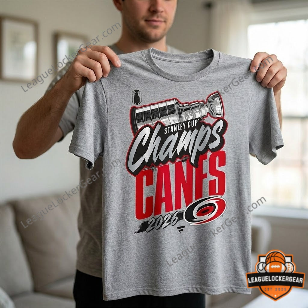 Carolina Hurricanes Stanley Cup Champs 2026 T-Shirt - LeagueLockerGear