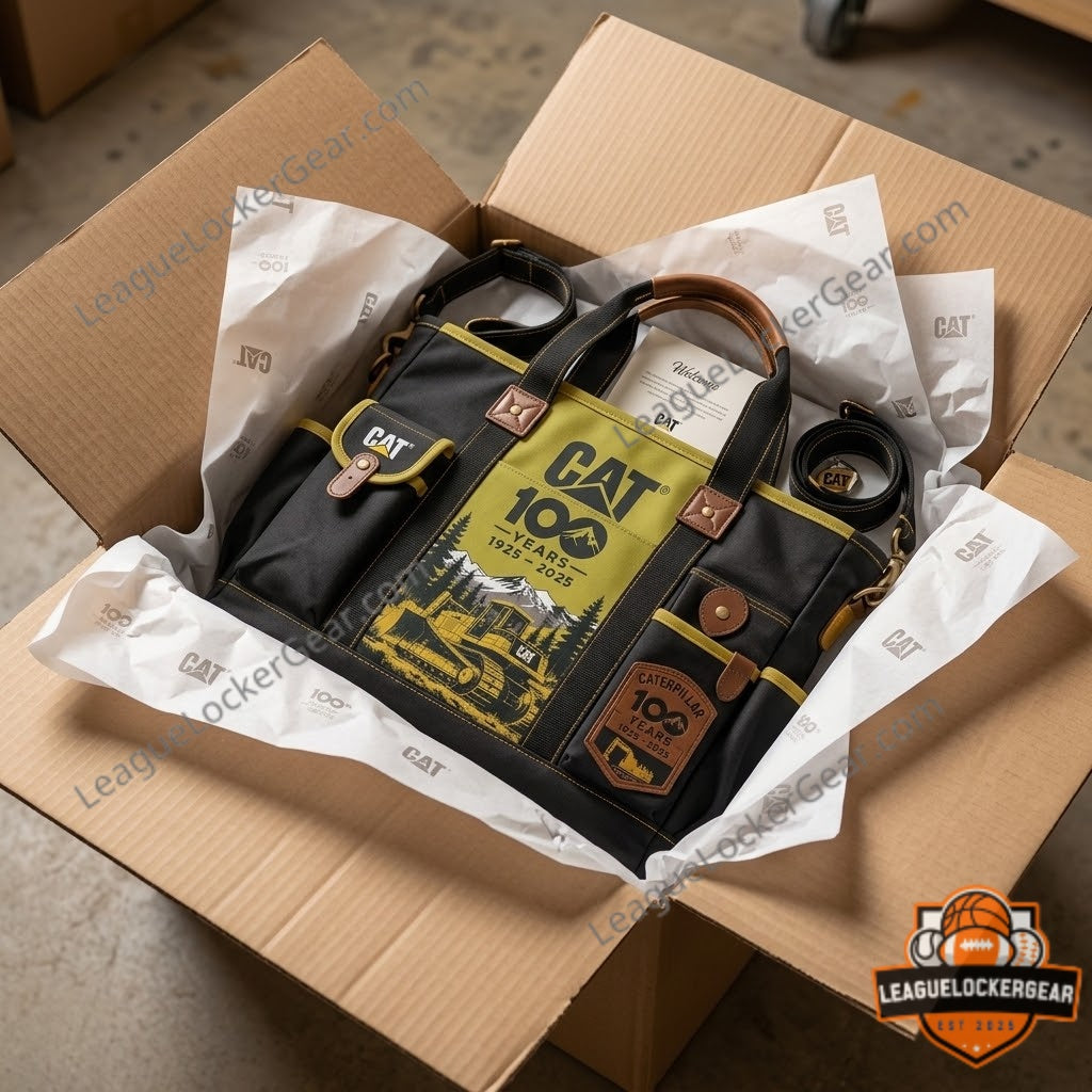 Caterpillar 100th Anniversary Tote Bag