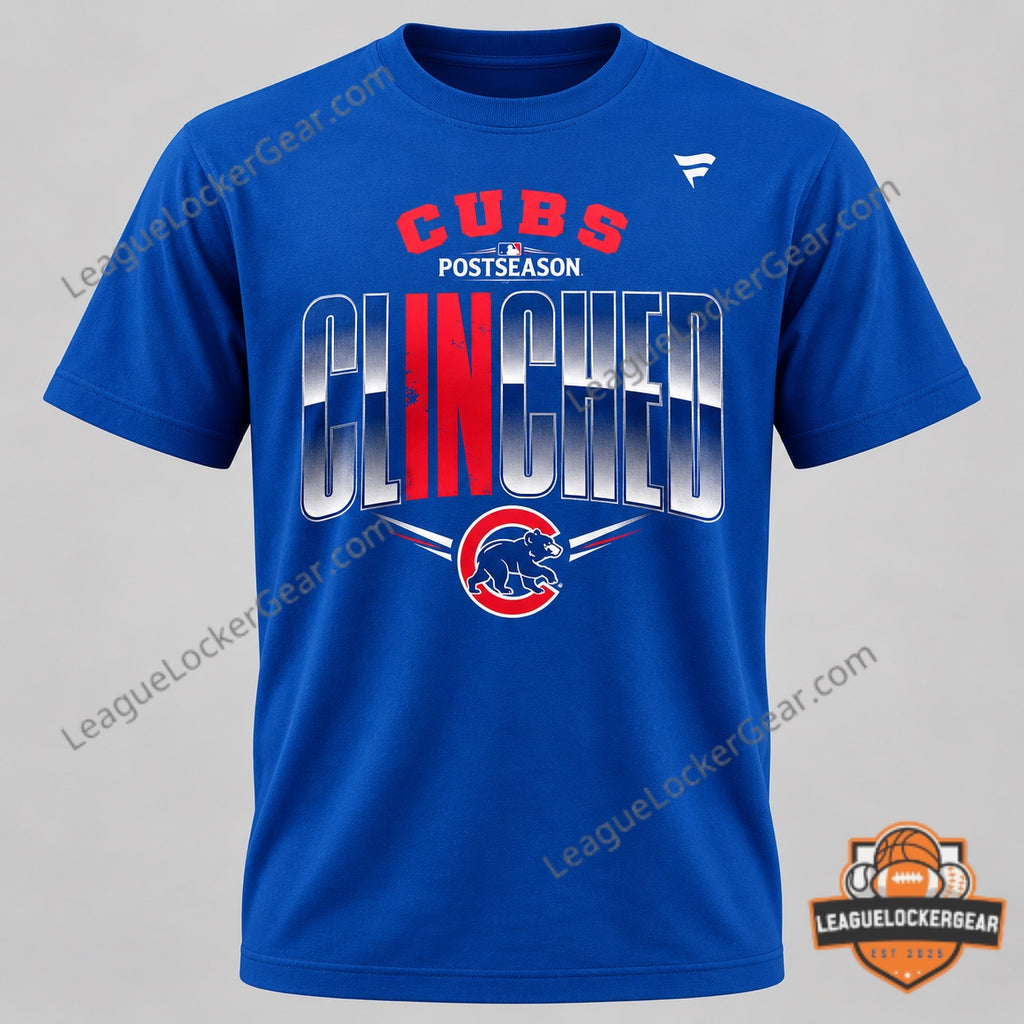 Chicago Cubs Postseason Clinched 2026 T-Shirt | League