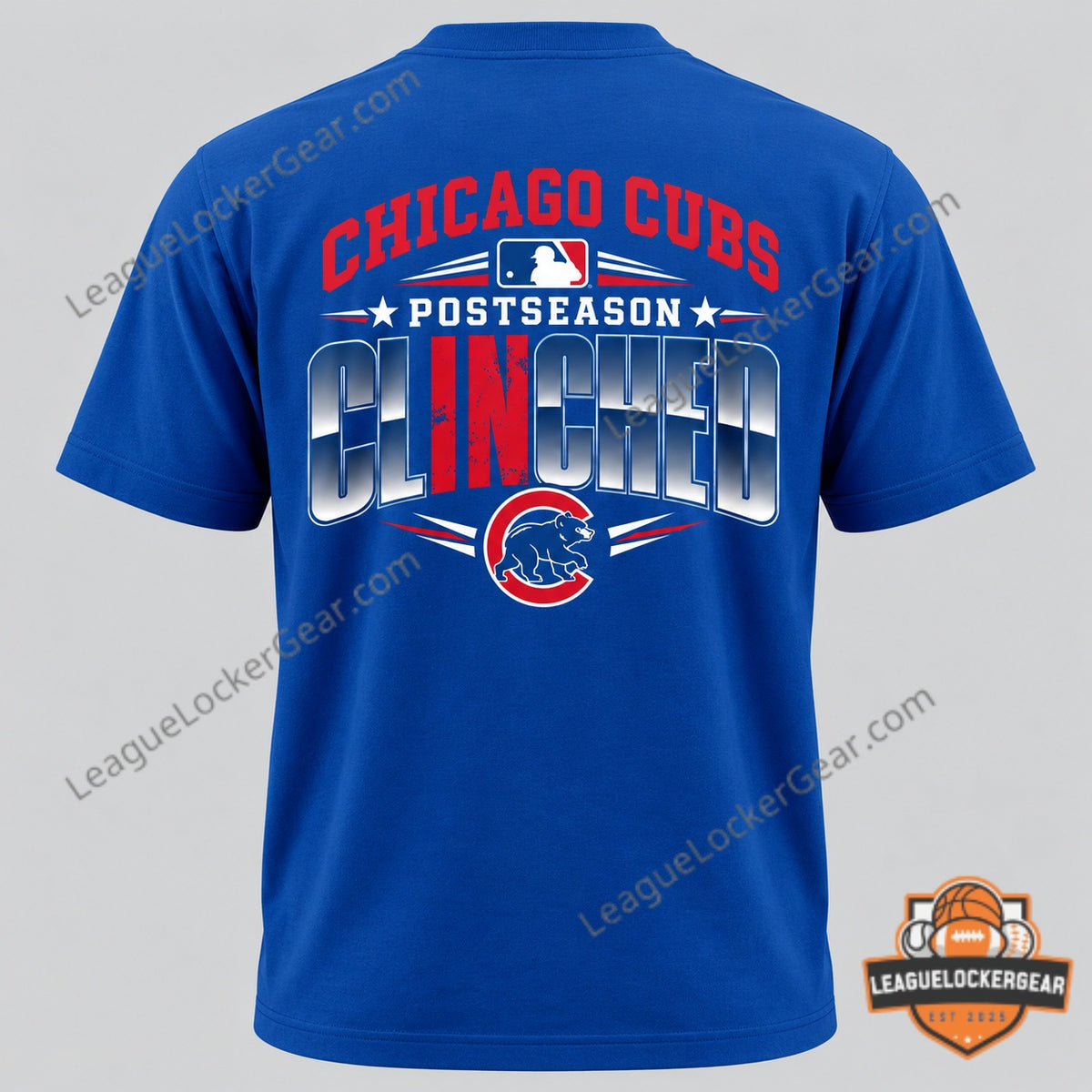 Chicago Cubs Postseason Clinched 2026 T-Shirt | League
