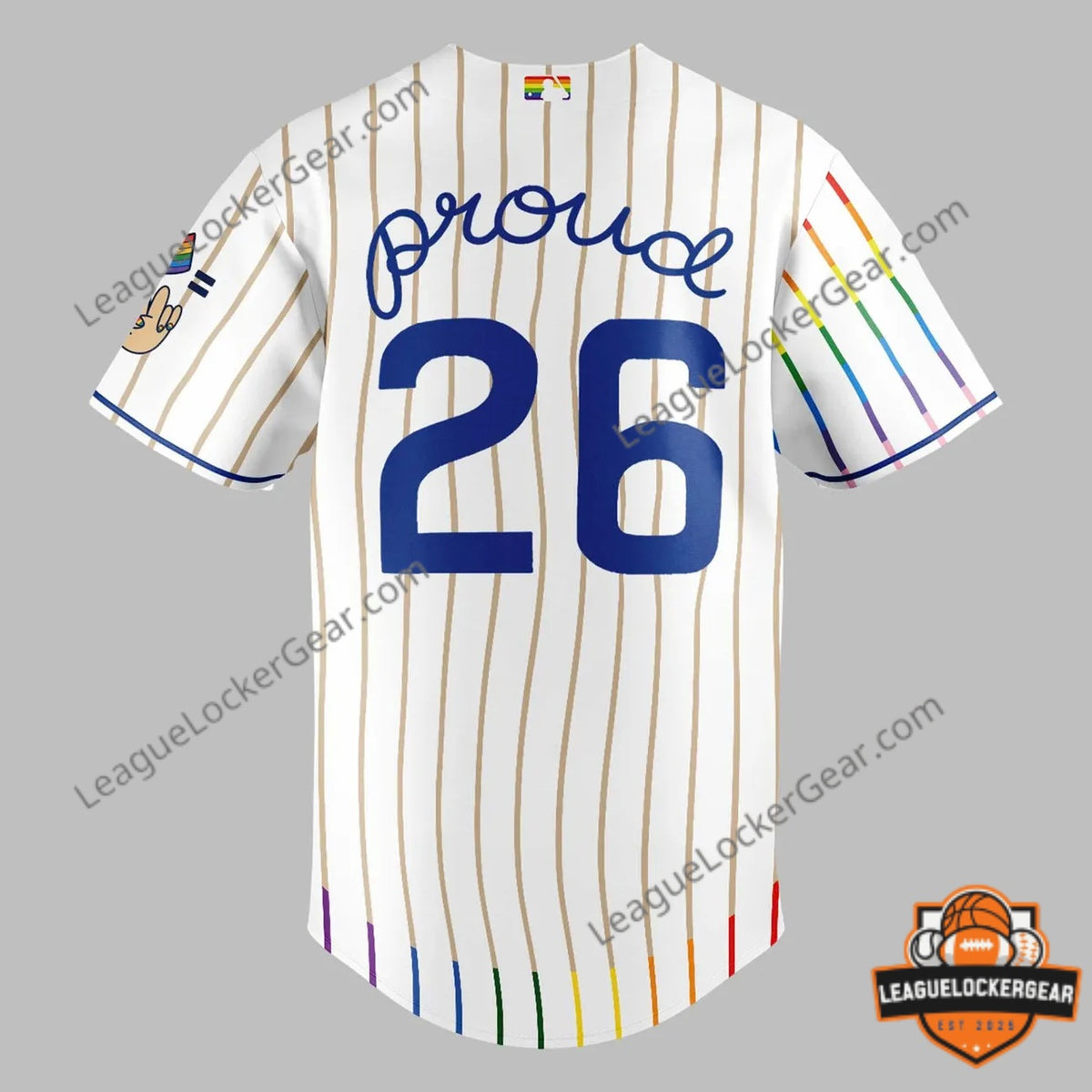 Chicago Cubs Pride 26 Baseball Jersey - LeagueLockerGear