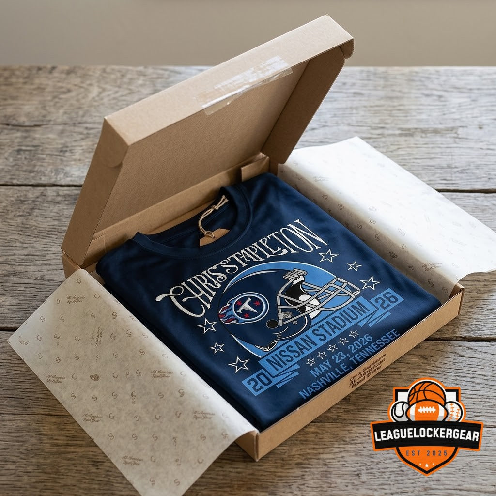 Chris Stapleton All-American Road Show 2026 Nissan Stadium T-Shirt - LeagueLockerGear