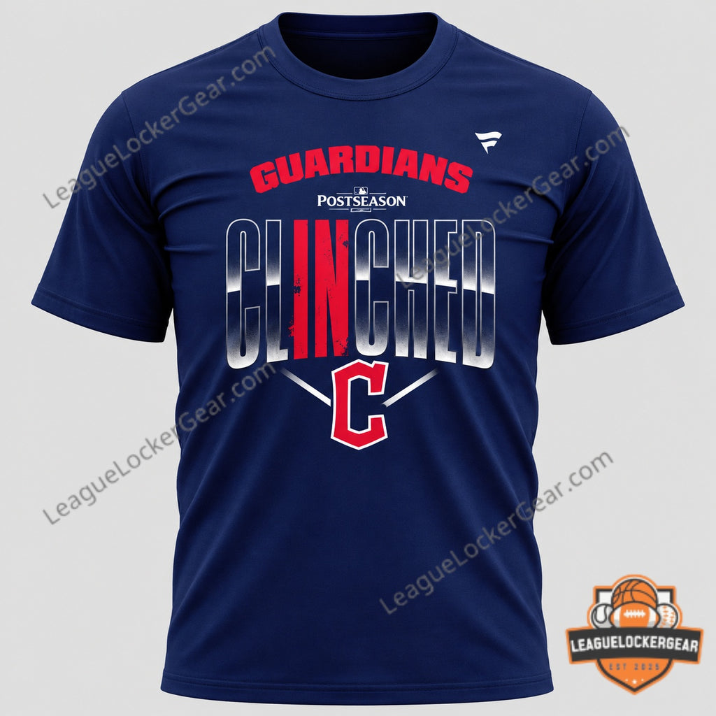 Cleveland Guardians Postseason Clinched 2026 T-Shirt