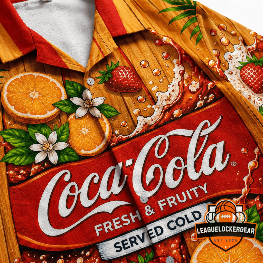 Coca-Cola 140th Anniversary Hawaiian Shirt - LeagueLockerGear
