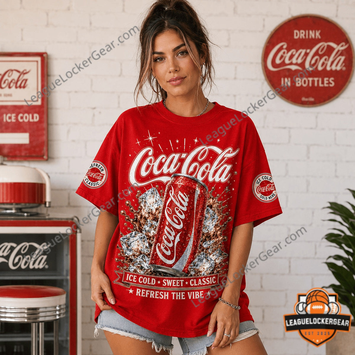 Coca-Cola Refresh The Vibe 3D T-Shirt - LeagueLockerGear