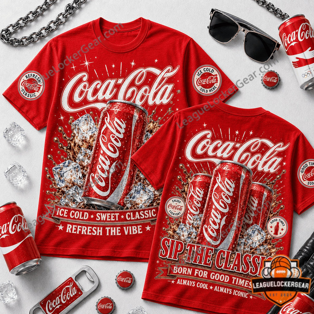 Coca-Cola Refresh The Vibe 3D T-Shirt - LeagueLockerGear
