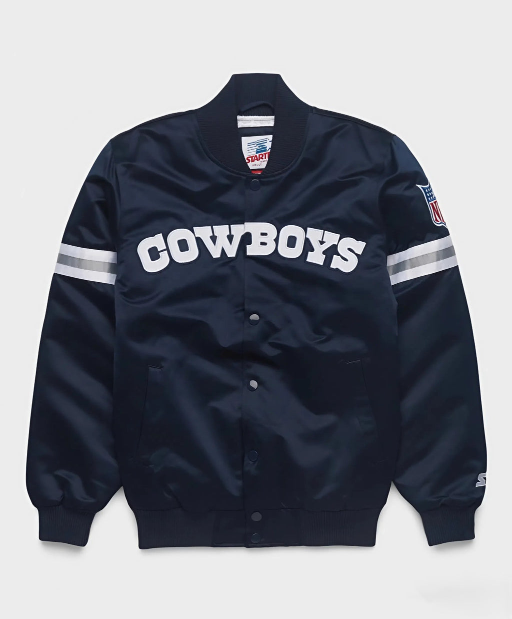 Dallas Cowboys Men’s Varsity Bomber Jacket – Classic Navy Game-Day Outerwear - LeagueLockerGear