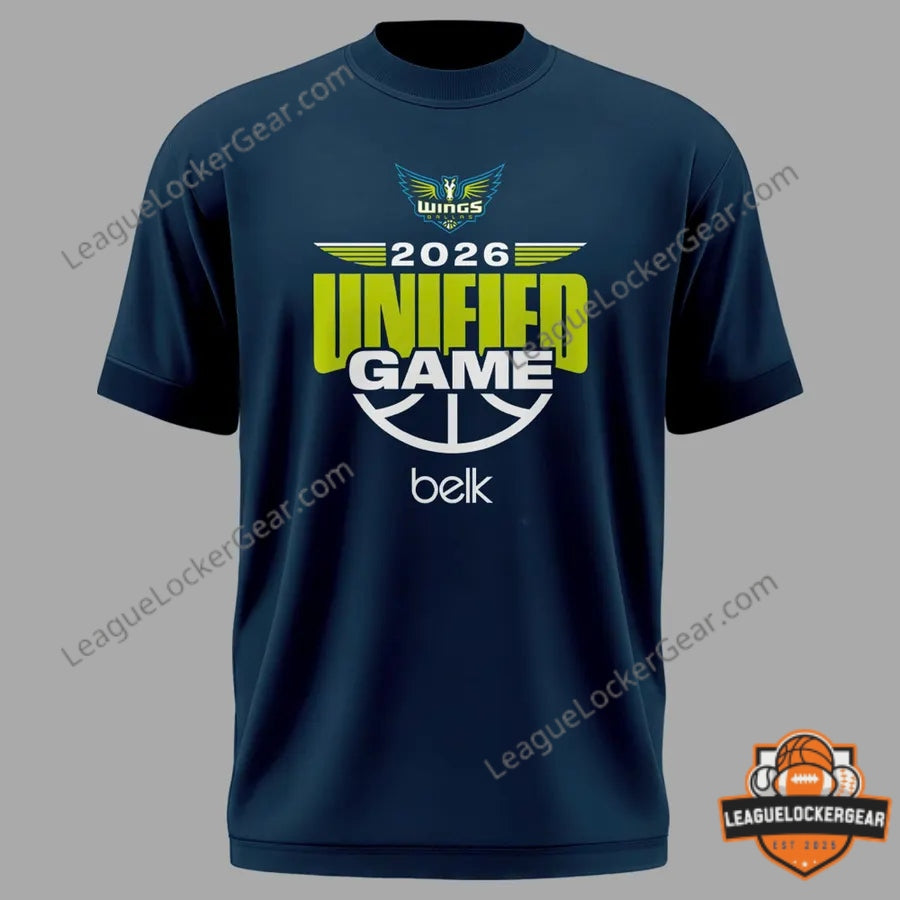 Dallas Wings 2026 Unified Game T-Shirt - League Locker Gear