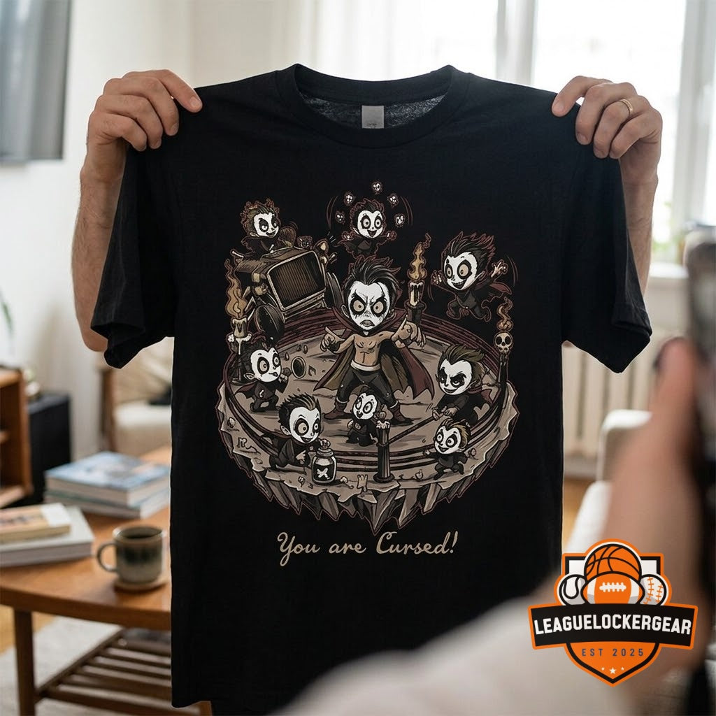 Danhausen And The Minis You Are Cursed T-Shirt - LeagueLockerGear