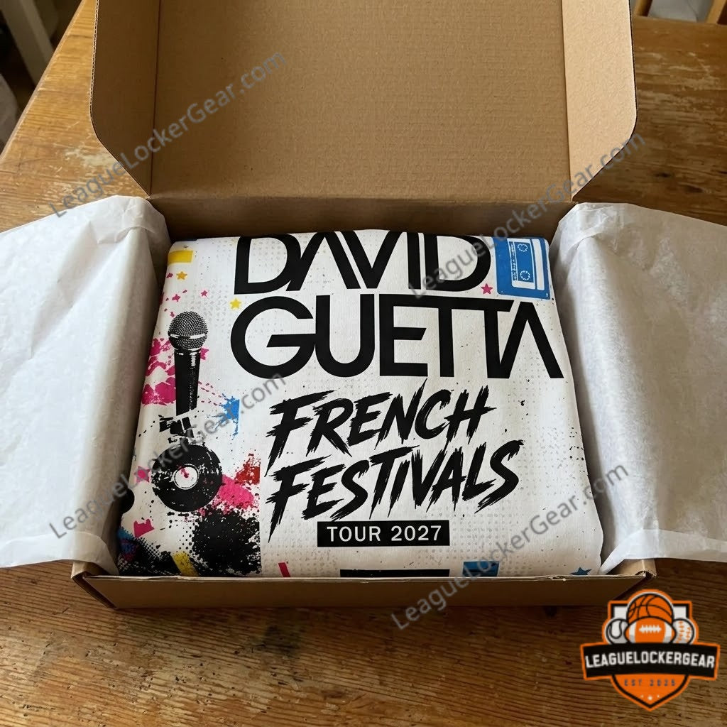 David Guetta French Festivals Tour 2027 Hoodie - LeagueLockerGear