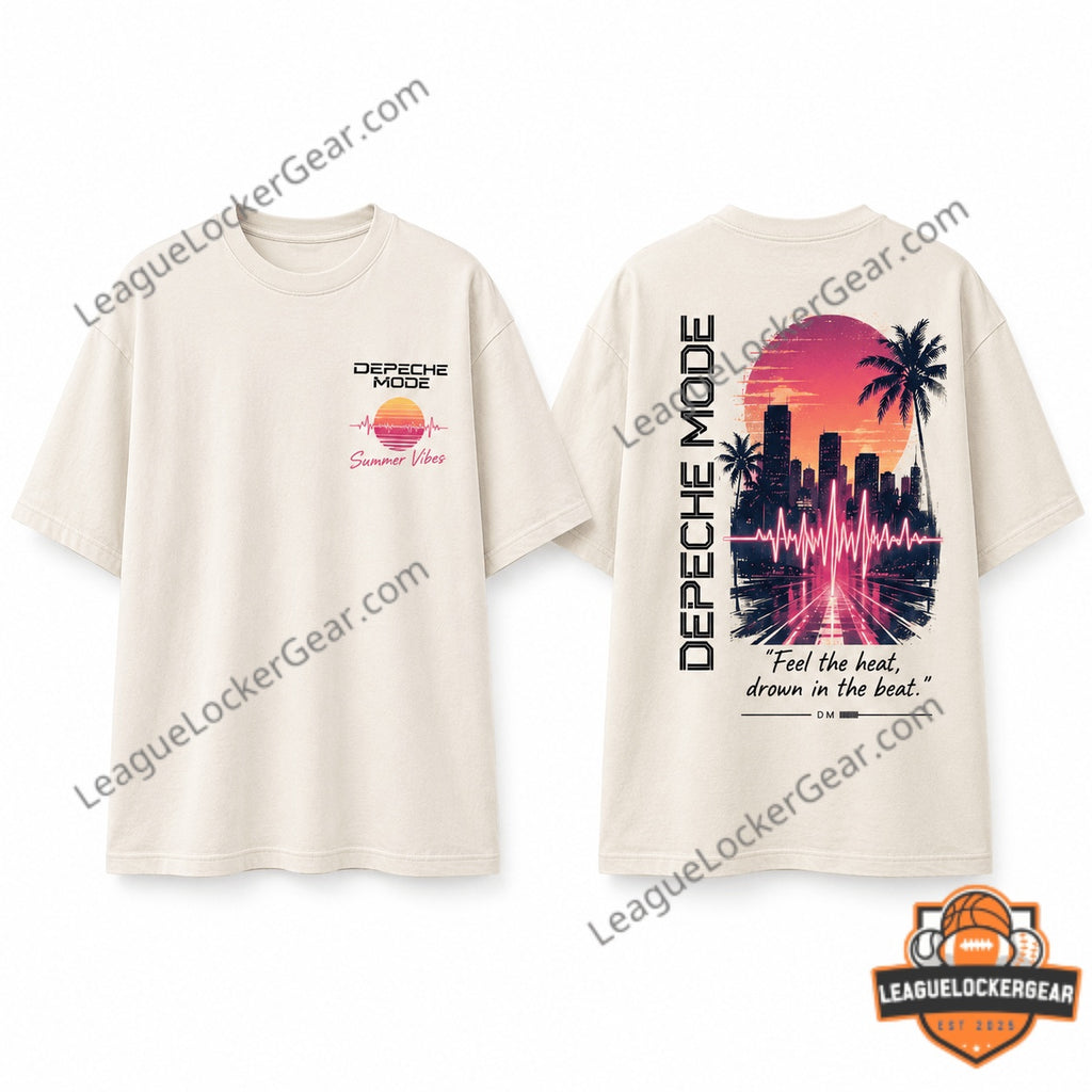 Depeche Mode Summer Vibes 3D T-Shirt - LeagueLockerGear