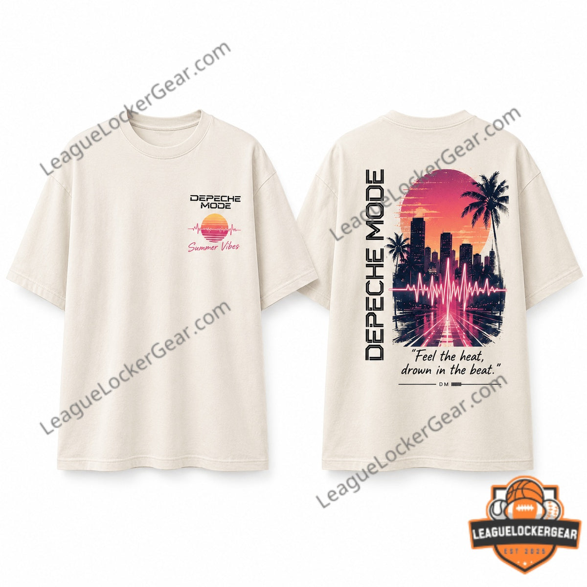 Depeche Mode Summer Vibes 3D T-Shirt - LeagueLockerGear