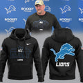 Detroit Lions “All Grit” Hoodie – Coach Dan Campbell Edition - LeagueLockerGear