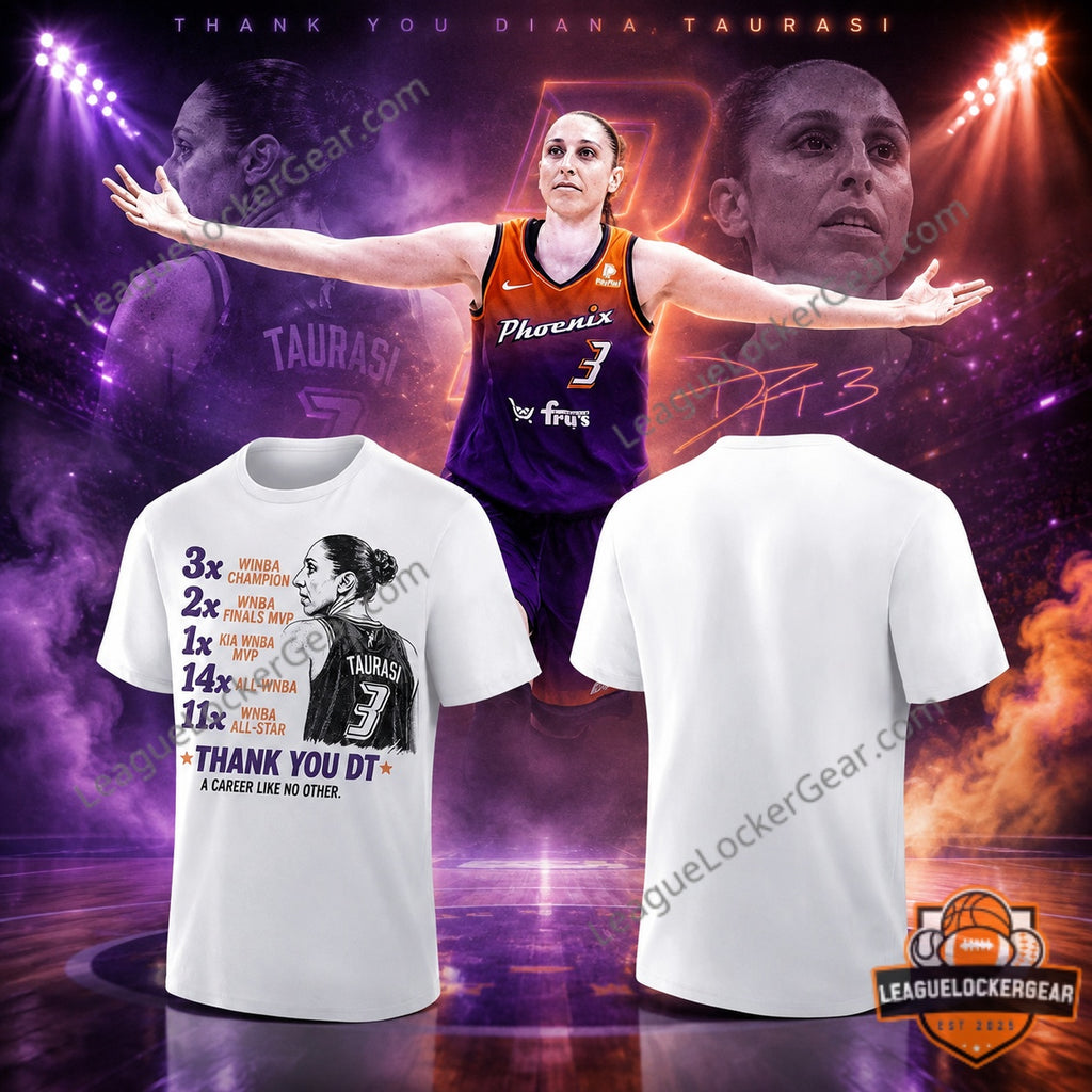 Diana Taurasi Phoenix Mercury Career Tribute Achievements T-Shirt