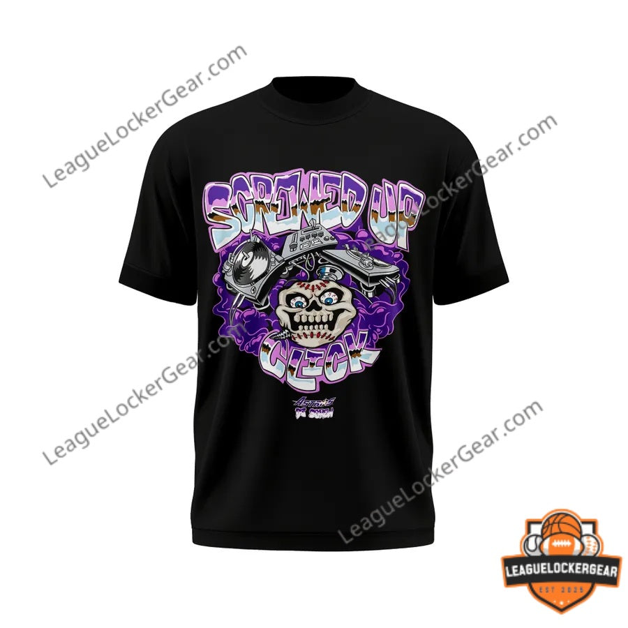 DJ Screw Screwed Up Click x Houston Astros T-Shirt - LeagueLockerGear