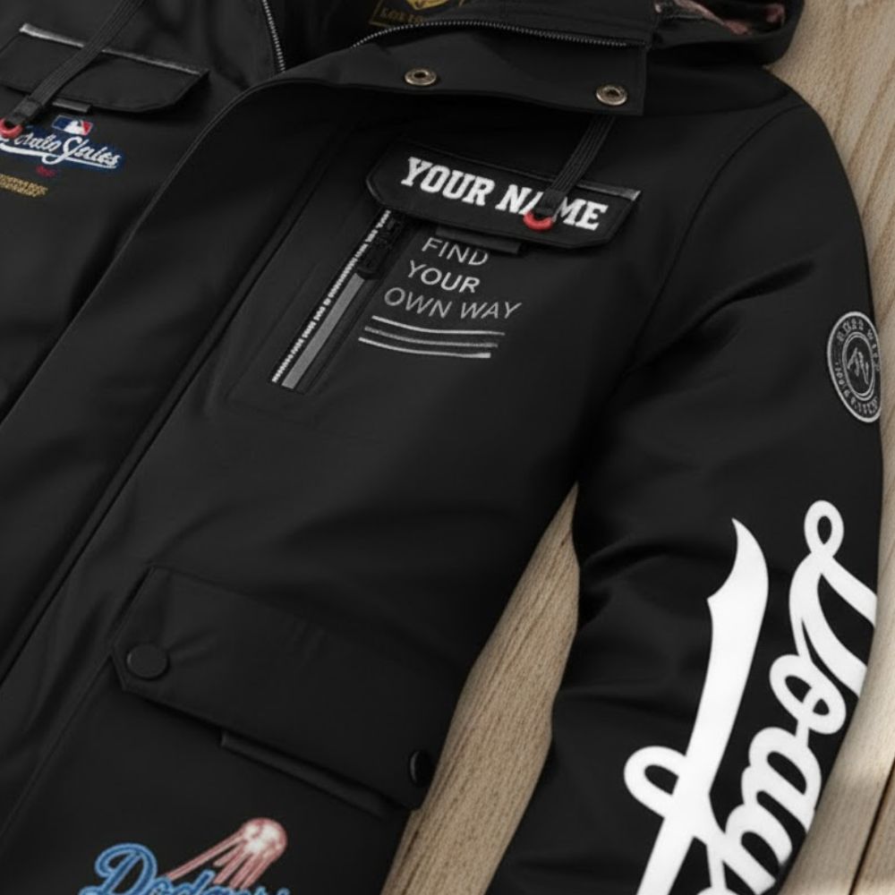 Dodgers National League Champions 2025 Jacket – Custom Name MLB Windbreaker - LeagueLockerGear