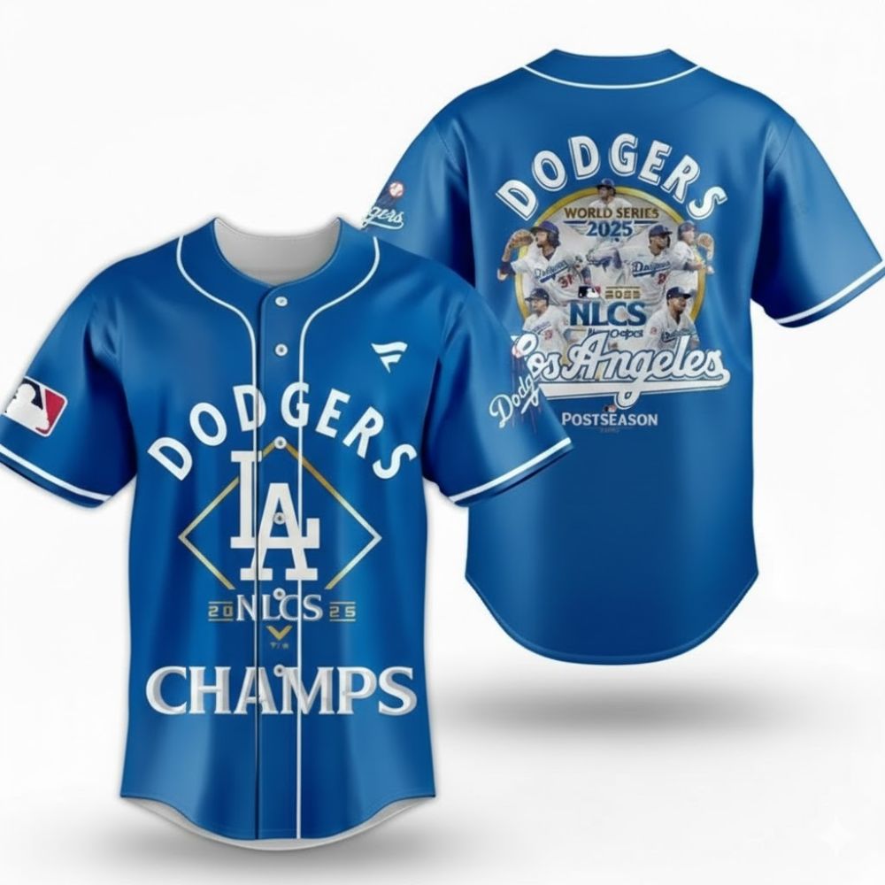 Los Angeles Dodgers 2025 World Series Champs Baseball Jersey – Official MLB Game Shirt - LeagueLockerGear