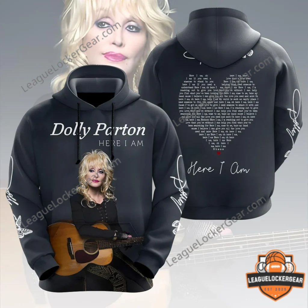 Dolly Parton Here I Am 3D T-Apparel | League