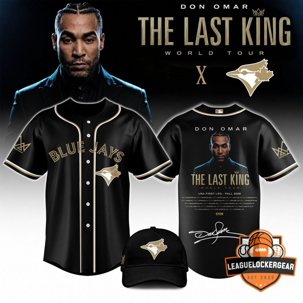 MLB x Don Omar The Last King World Tour Baseball Jersey - LeagueLockerGear