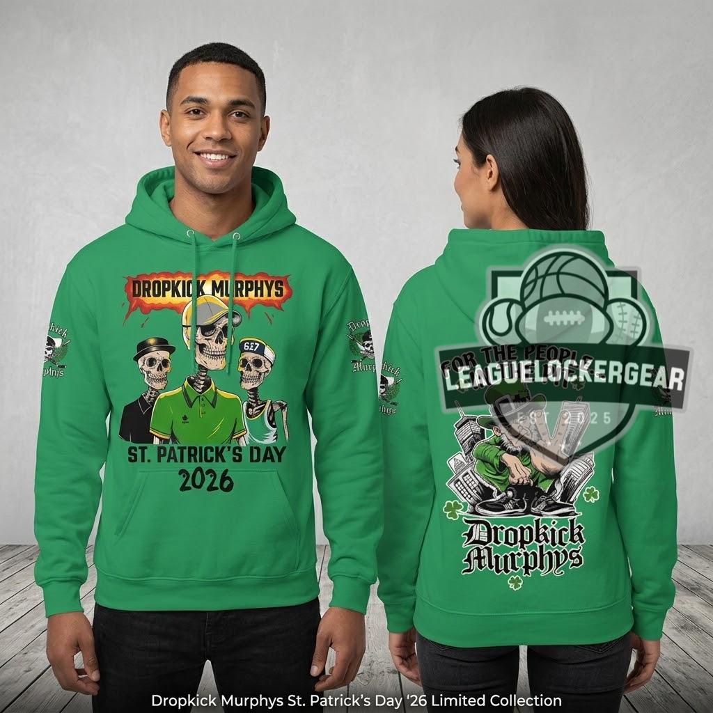 Dropkick Murphys St. Patrick's Day 2026 Pullover Hoodie - LeagueLockerGear