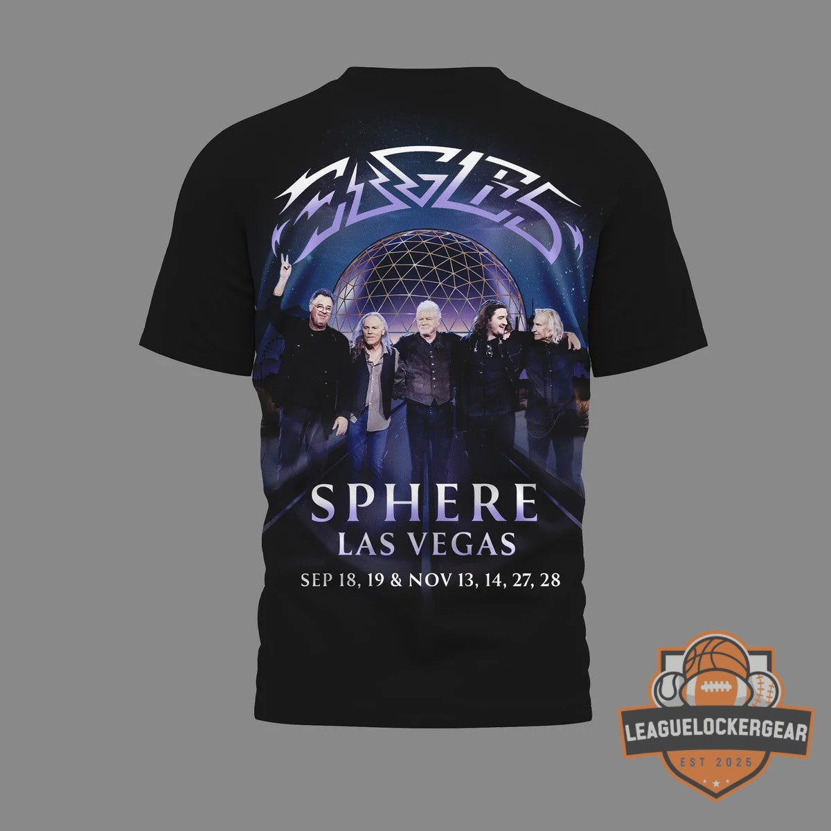 Eagles Sphere Las Vegas 2026 Signed T-Shirt - LeagueLockerGear