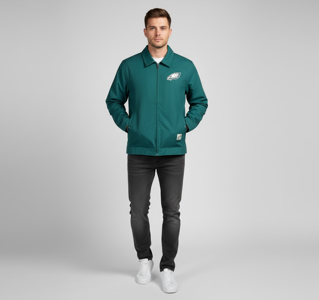 Philadelphia Eagles Pro Standard Midnight Green Full-Zip Jacket - LeagueLockerGear