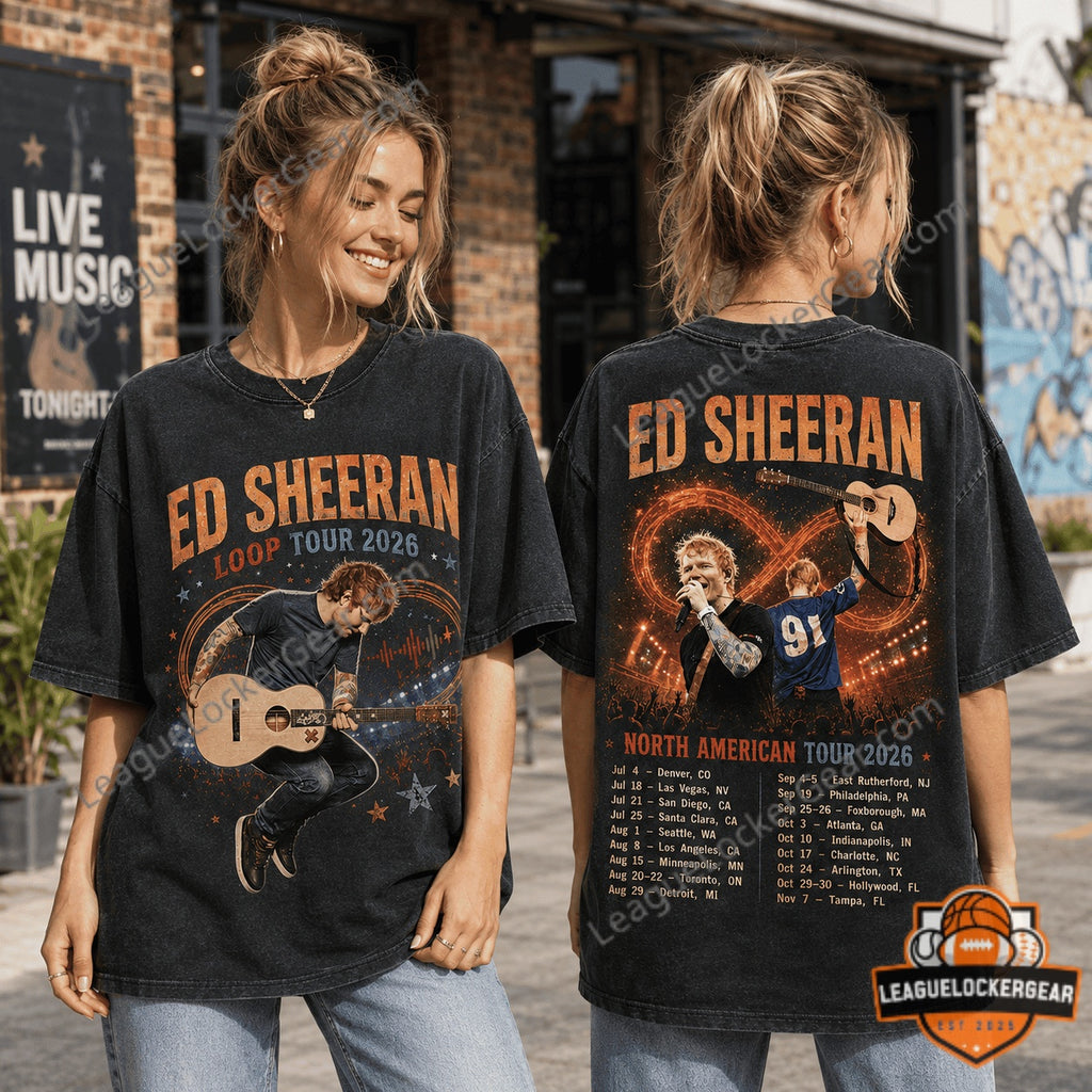 Ed Sheeran Loop Tour 2026 T-Shirt - LeagueLockerGear