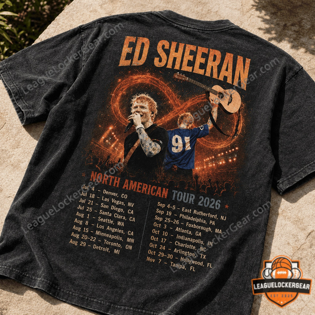 Ed Sheeran Loop Tour 2026 T-Shirt - LeagueLockerGear