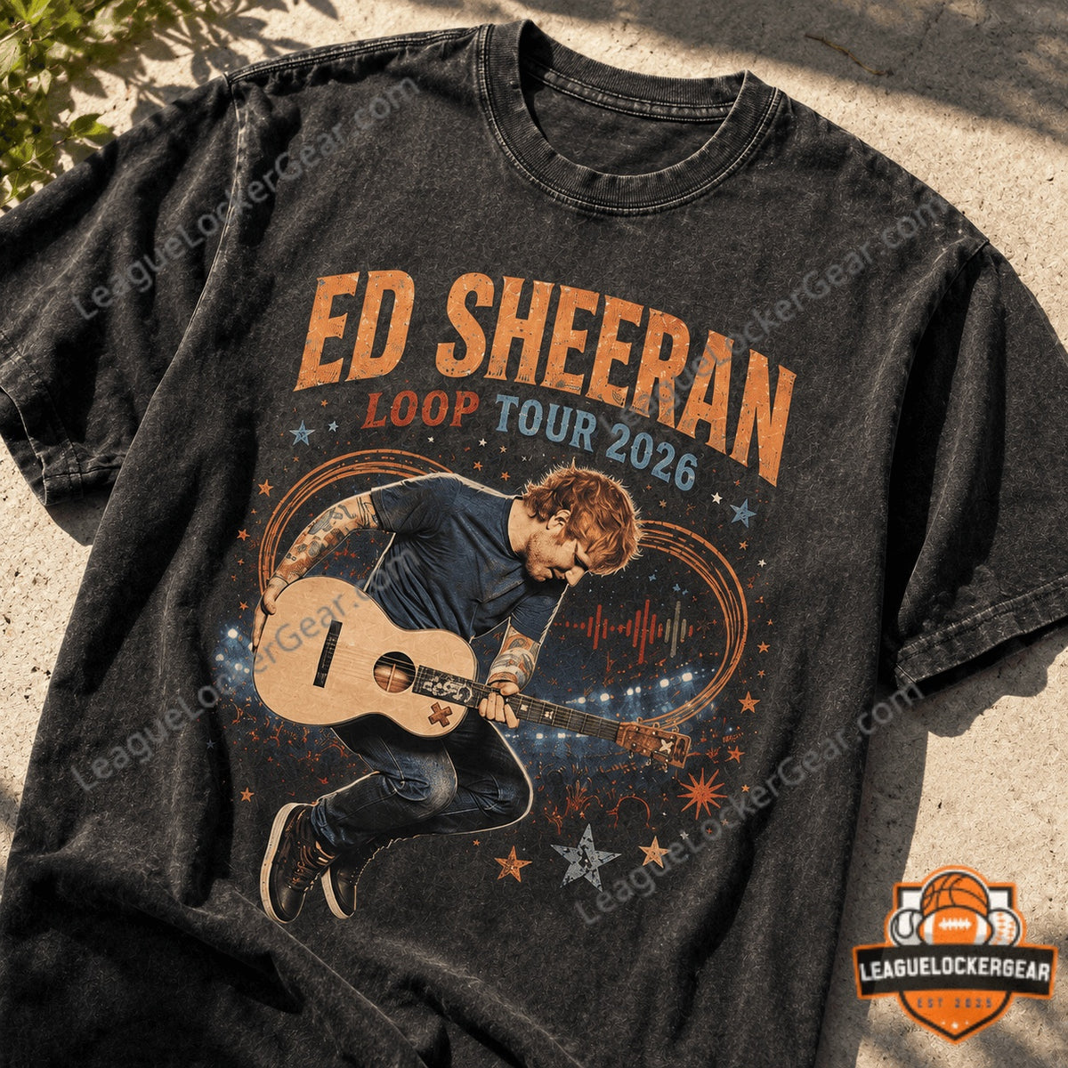 Ed Sheeran Loop Tour 2026 T-Shirt - LeagueLockerGear