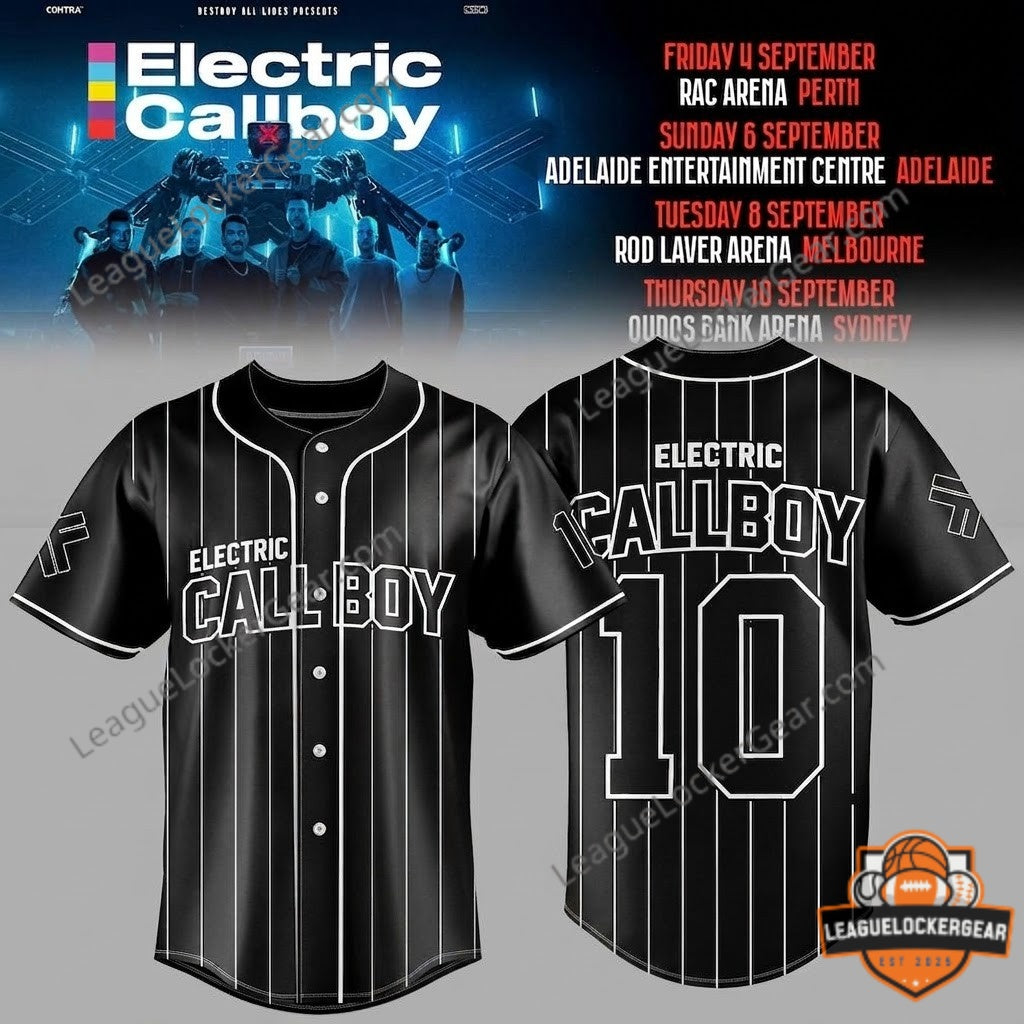 Electric Callboy TANZNEID World Tour 2026 Baseball Jersey - LeagueLockerGear