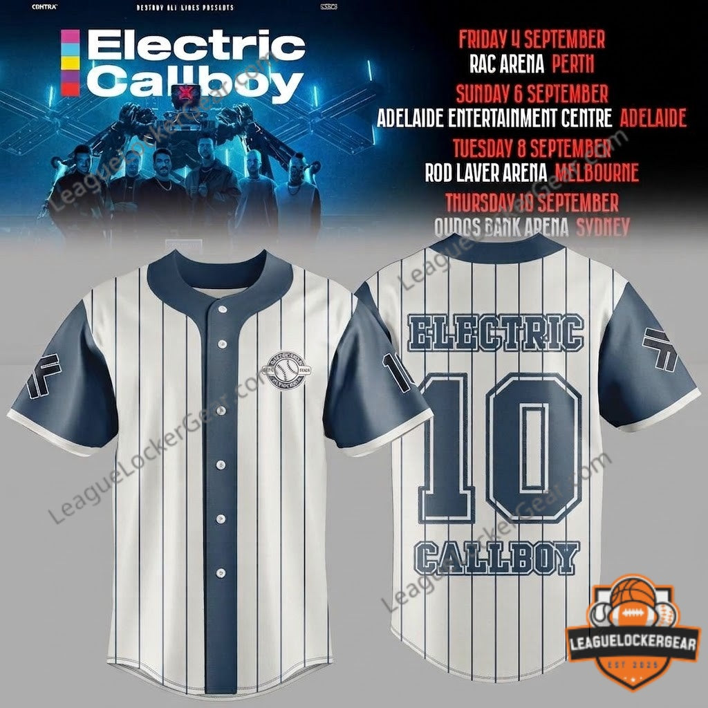 Electric Callboy TANZNEID World Tour 2026 Baseball Jersey - LeagueLockerGear
