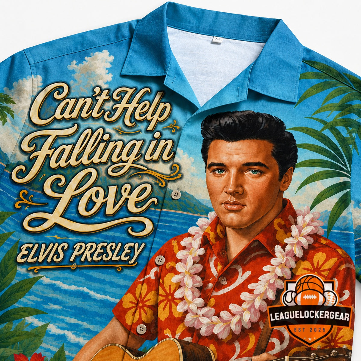 Elvis Presley Can't Help Falling in Love Hawaiian Shirt - LeagueLockerGear