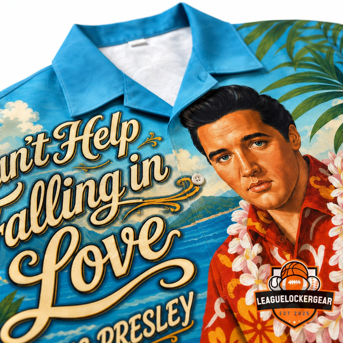 Elvis Presley Can't Help Falling in Love Hawaiian Shirt - LeagueLockerGear