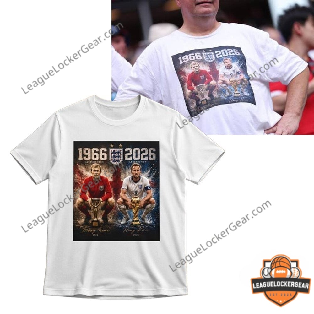 1966-2026 England World Cup T-Shirt - LeagueLockerGear