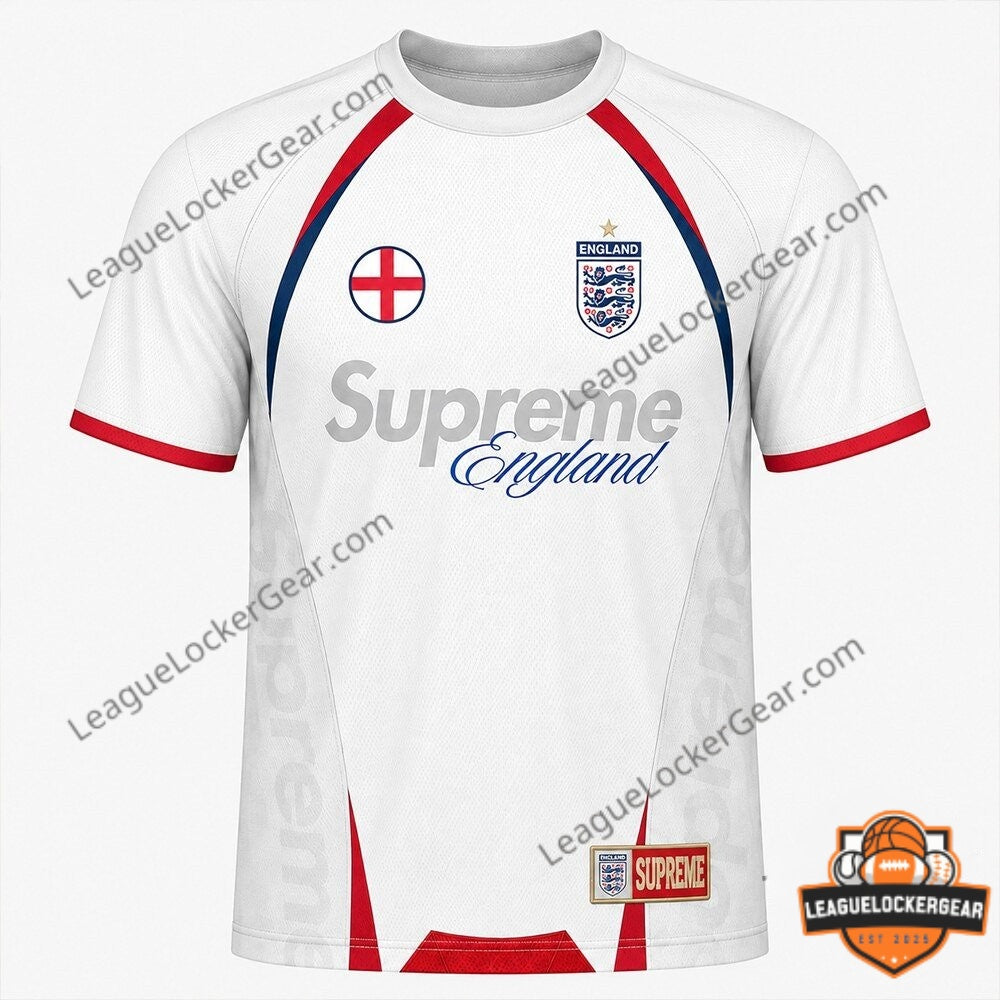 Supreme England National Football Team FIFA World Cup 2026 Jersey - LeagueLockerGear