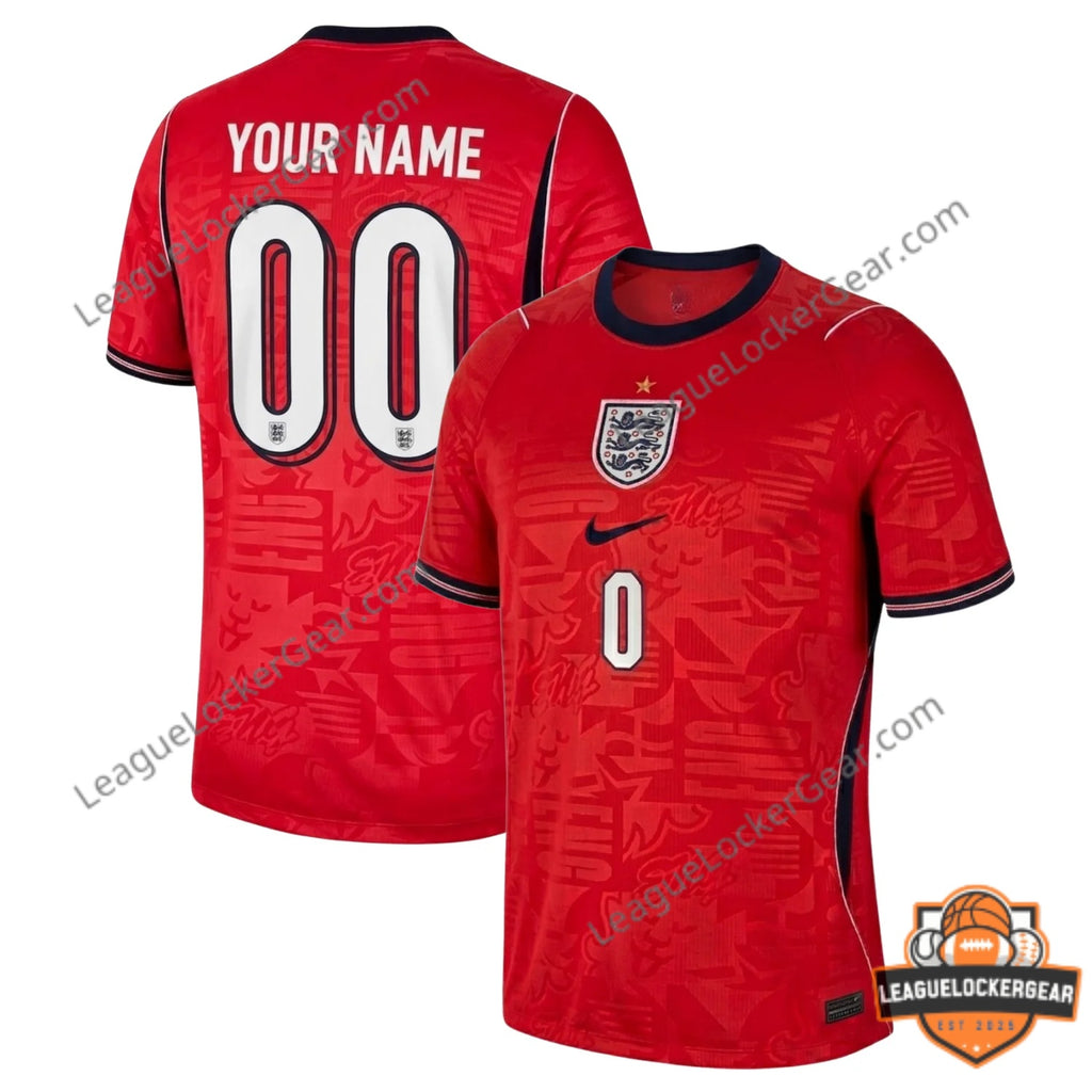 England World Cup 2026 Custom Football Jersey - LeagueLockerGear