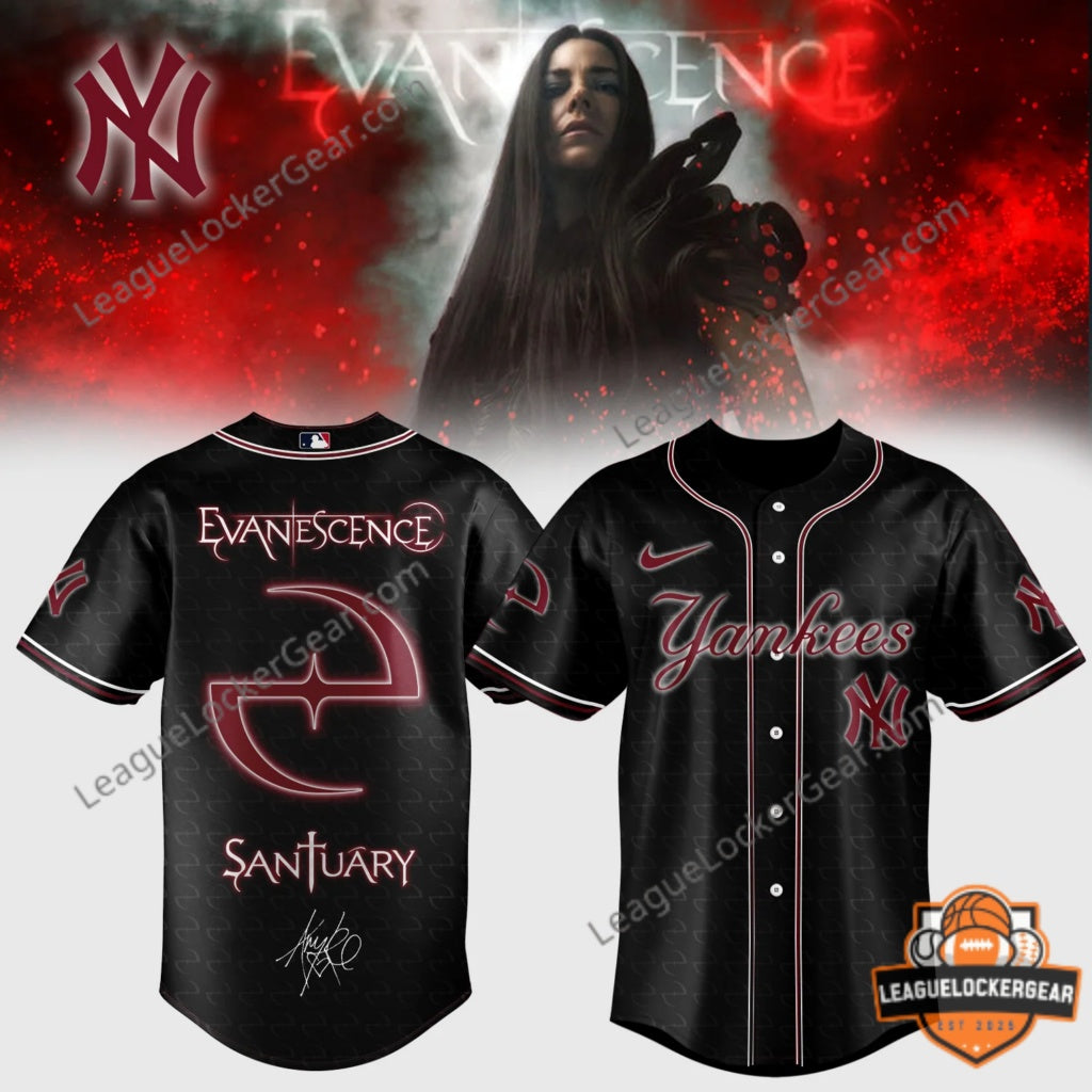 Evanescence x MLB All Team World Tour 2026 Baseball Jersey - LeagueLockerGear