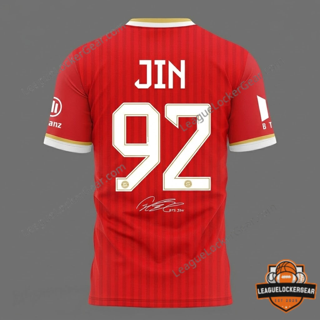 FC Bayern München BTS Collaboration Jin Jersey - LeagueLockerGear