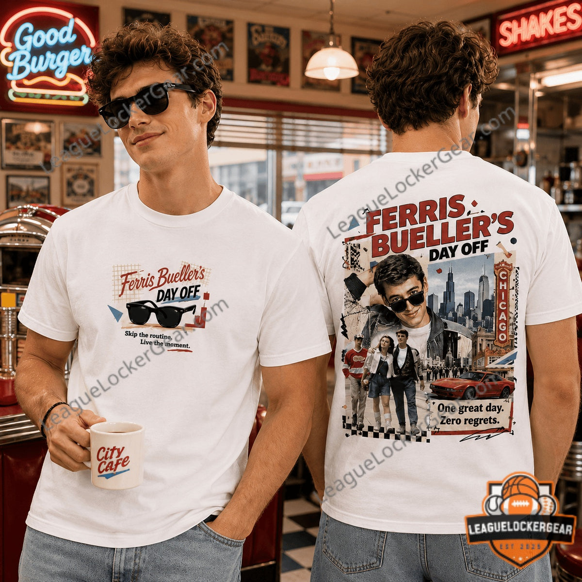 Ferris Bueller's Day Off 3D T-Shirt - LeagueLockerGear