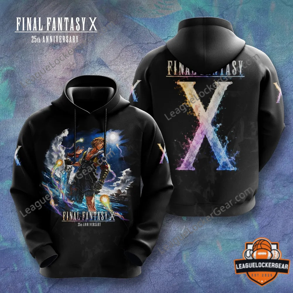 Final Fantasy X 25th Anniversary T-Shirt - LeagueLockerGear