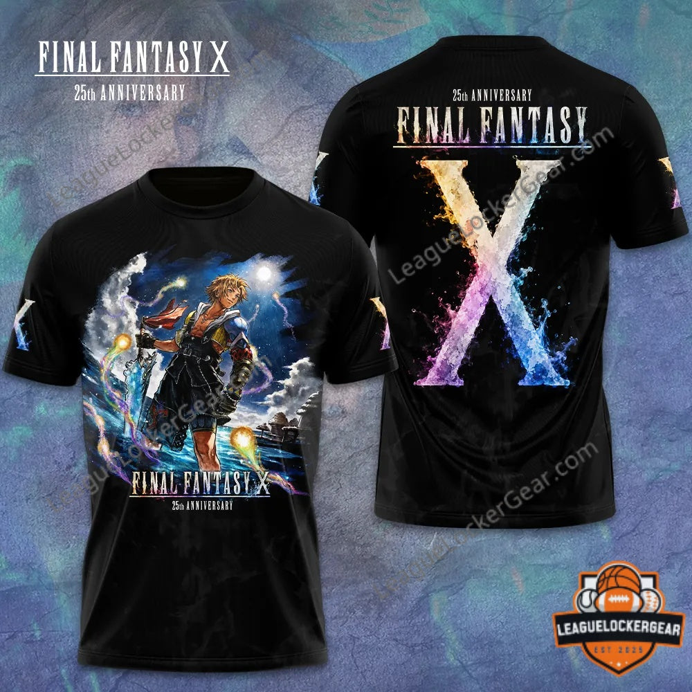 Final Fantasy X 25th Anniversary T-Shirt - LeagueLockerGear