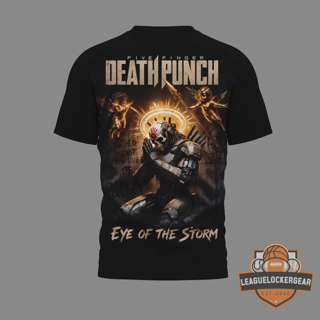 Five Finger Death Punch 20th Anniversary Eye of the Storm T-Shirt - LeagueLockerGear