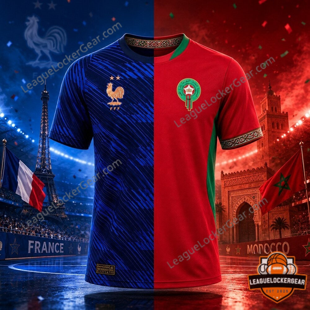 France vs Morocco World Cup 2026 Jersey - LeagueLockerGear